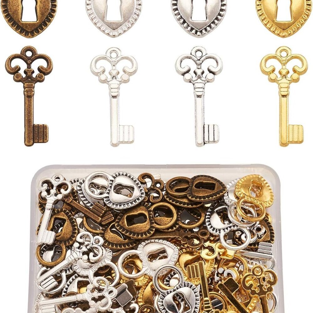 Tibetan Style Antique Silver Alloy Pendants Cute Metal Dangle Charms Vintage Ani